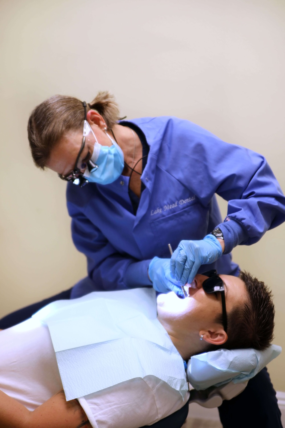 Treatment in progress at Lake Mead Dental